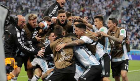 La felicidad de los pilotos por la victoria de Argentina