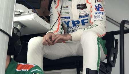 La felicidad de Canapino por terminar las 24 horas de Daytona