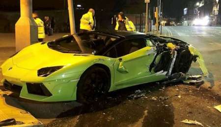 Destruyó un Lamborghini de 400.000 euros