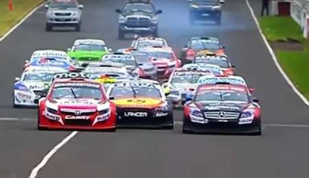 La largada del Top Race en Paraná