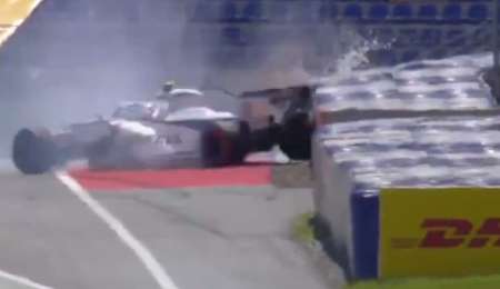 Fuerte golpe de Latifi previo a la clasificación en Austria