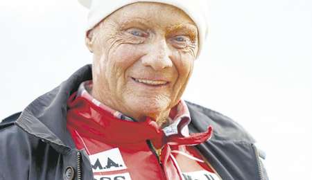 Niki Lauda en plena recuperación