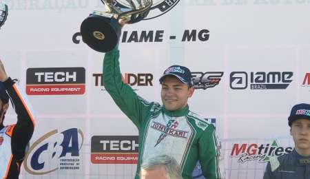 Lautaro Piñeiro Campeón Sudaméricano de Karting en Brasil