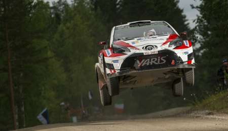 Latvala encabeza el dominio finlandés en el patio de su casa