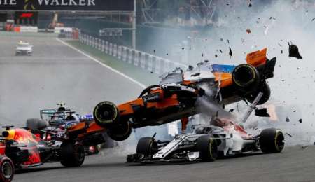 El Halo fue clave para que Leclerc no sufra un golpe peor en Bélgica