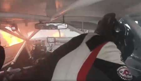 Desde adentro: Fuego y tensión en el autódromo de La Plata