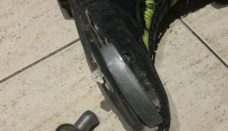 Uso un picaporte como indumentaria para correr