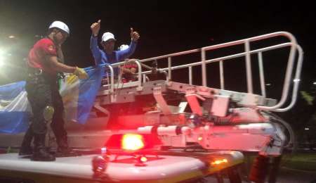 Silva festeja su victoria en Resistencia