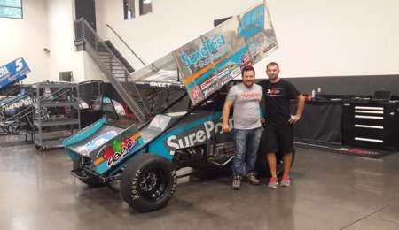 Damián López listo para debutar en el Midget USA