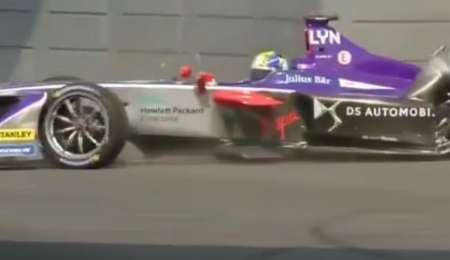 Fuerte piña de Lynn en la Fórmula E