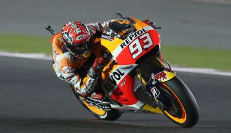 Márquez antes de clasificar