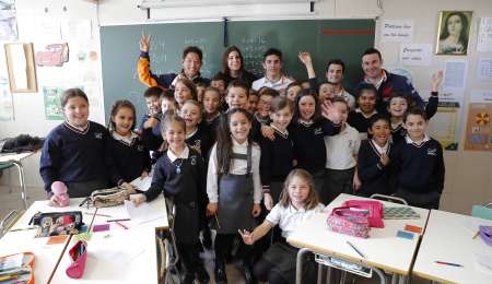 Márquez y Pedrosa, profesores por un día