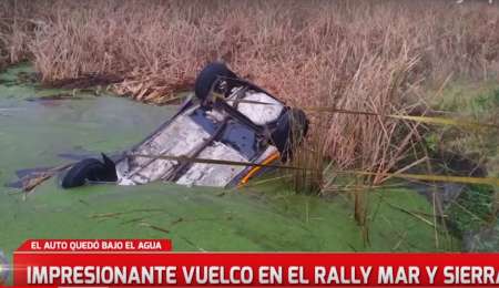 Lo sacaron de abajo del agua: “Me quedé sin aire y me entregué"