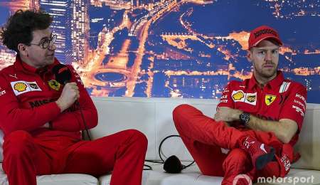 Binotto justifica su decisión sobre Vettel por el Covid-19