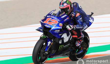 Viñales volvió a ser el más rápido del Moto GP en Valencia