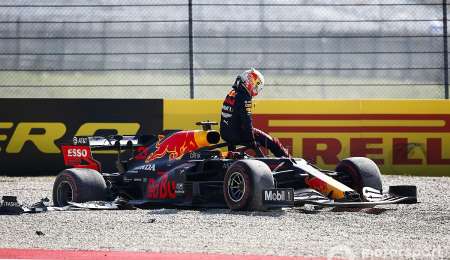 ¡Uia! Se calentó Verstappen