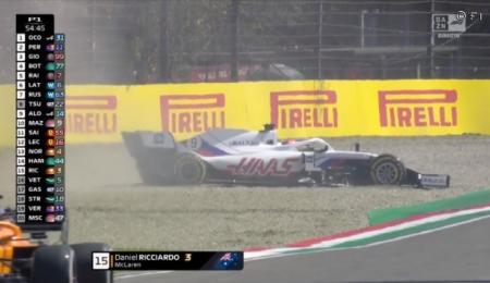 El llamado de atención de Steiner a Mazepin por los trompos