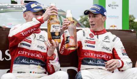 Un podio amargo para Kris Meeke en México