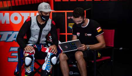 Tati Mercado salió a pista en Magny Cours