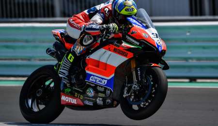 Leandro Mercado completó el primer día de pruebas en Barcelona