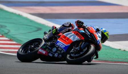 Mercado finalizó las pruebas en Misano