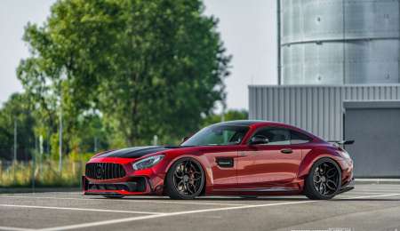 Mercedes- AMG GT  con un diseño fabuloso