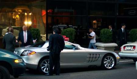 La espectacular colección de autos de Donald Trump