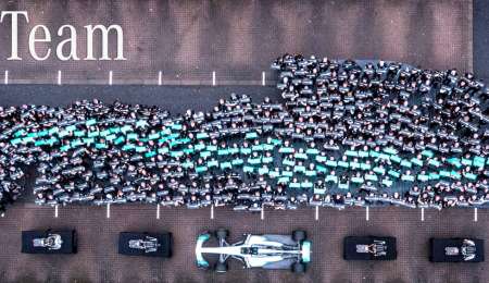 Los números de Mercedes y Hamilton en 2017