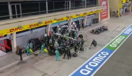 El momento dramático que vivió Mercedes en Bahréin