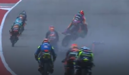 Milagro en Moto3 tras un horrendo accidente