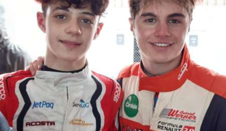 Los pilotos apadrinados giraron en el Cabalén