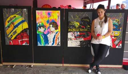 La artista plástica que llegó al Instituto Senna por un mail