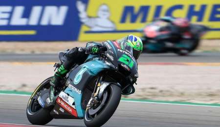 Morbidelli cerró un sábado perfecto en Valencia