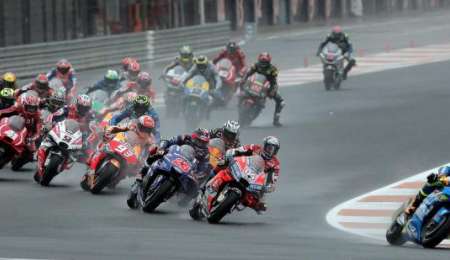 Aragón recibe la Moto GP