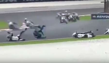 Otro accidente impresionante en Moto 3