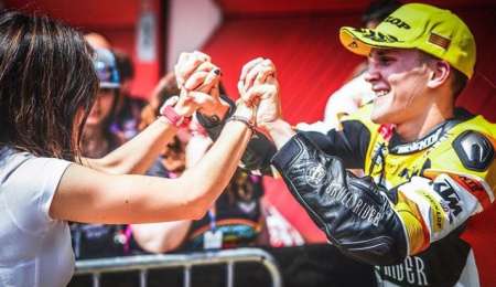 Moto3: Gabriel Rodrigo logra su primer podio en Barcelona