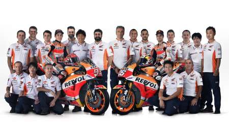 Honda presenta oficialmente las motos de Márquez y Pedrosa