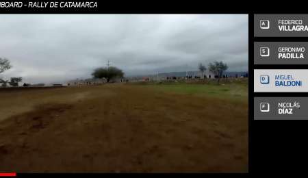 Muticam del rally de Catamarca