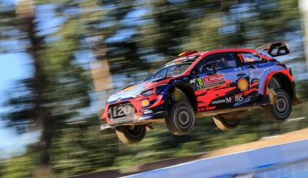 Thierry Neuville voló en el Shakedown de Portugal