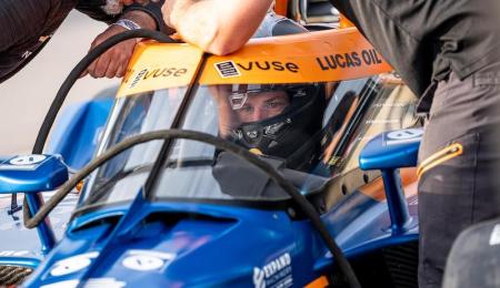 IndyCar probó con Nico Hulkenberg