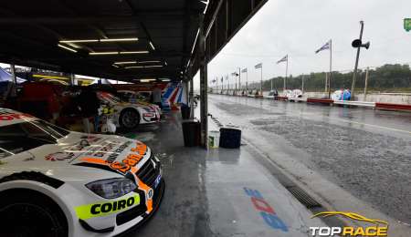 La lluvia complicó la actividad