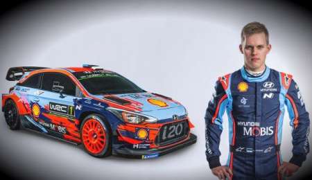 Ott Tanak flamante campeón del WRC pasó a Hyundai para 2020