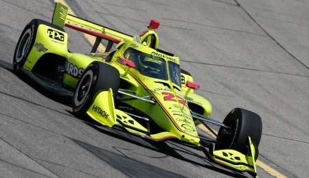 IndyCar en Iowa: victoria de Pagenaud y accidente de Herta