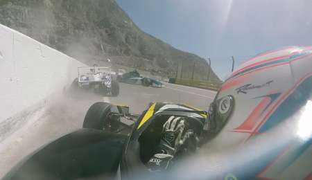 El choque de la Fórmula a bordo