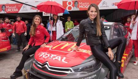 Pampita, una de las estrellas de los 200 km de Bs As