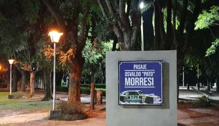 Se inauguró en San Pedro el Pasaje Osvaldo "Pato" Morresi