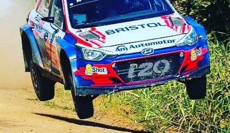 Diego Domínguez ganó la primera fecha del Rally Sudamericano