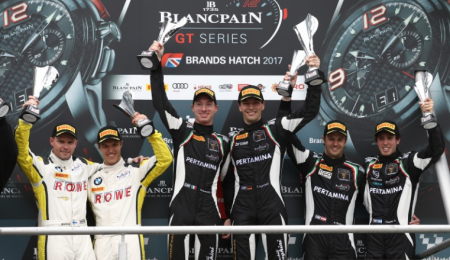 Podio argentino en Brands Hatch