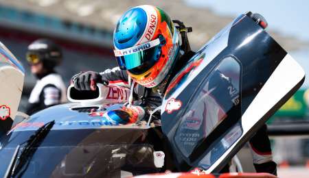 El Toyota de López fue noveno en la primera salida a pista en Austin