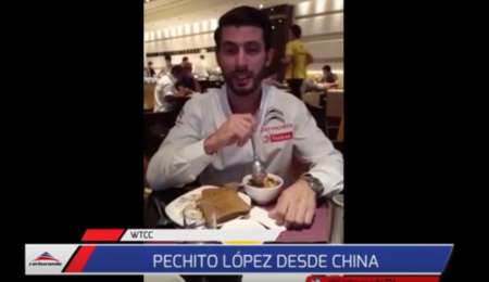 PECHITO COMPARTE EL DESAYUNO CON CARBURANDO